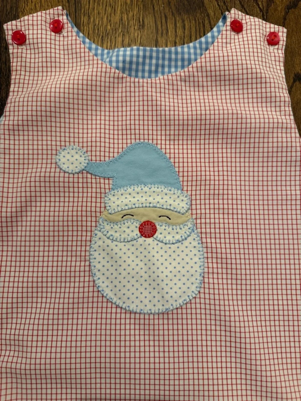 Girls Reversible Dress - Pumpkin/Santa